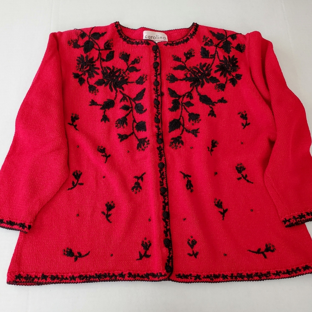 Sweater w/Embroidery Detailing